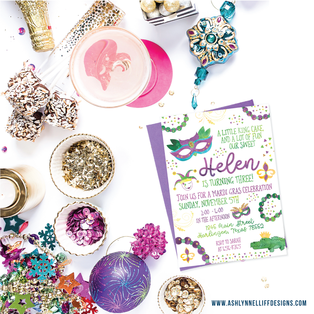 Party Planning: Mardi Gras Themed Birthday Party